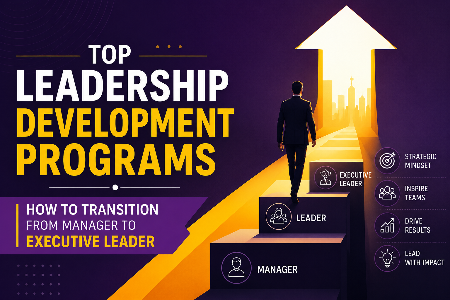 Top Leadership Development Programs: How to Transition from Manager to Executive Leader